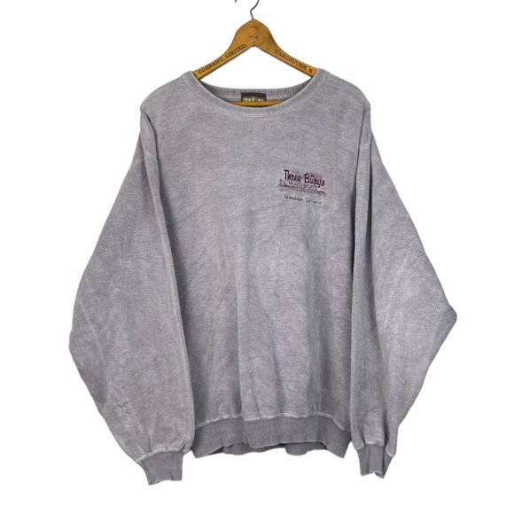 Vintage Other - Vintage 90s Crewneck Stone Washed Terry Sweatshirt
